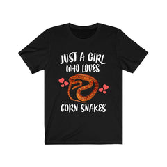 Just A Girl Who Loves Corn Snakes Shirt - corn snake print design