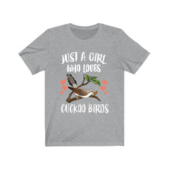 Just A Girl Who Loves Cuckoo Birds Shirt - cuckoo print design
