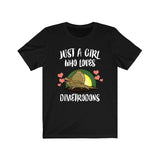 Just A Girl Who Loves Dimetrodons Dinosaur Shirt, Dimetrodon shirt, Dinosaur Lover Shirt, Animals Toddler Infant Kids Gift T-Shirt Image 1