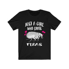 Just A Girl Who Loves Fleas Shirt - flea print design
