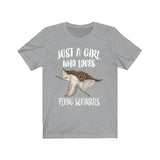 Just A Girl Who Loves Flying Squirrels Shirt, Flying Squirrel Lover Gift, Animal Lover Adult Toddler Infant Kids Gift T-Shirt Image 3