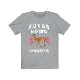 Just A Girl Who Loves Guanacos Animal Lover Adult Toddler Infant Kids Gift T-Shirt Image 3