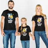 Bee Family Matching Dad Mom Brother Sister Baby Animal Gift T-Shirts Image 1