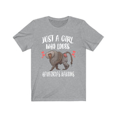 Baboon Lover T-Shirt for Girls - baboon print design