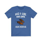Just A Girl Who Loves Hissing Cockroaches Shirt, Insect Lover Shirt, Hissing Cockroach, Animal Lover Adult Toddler Infant Kids Gift T-Shirt Image 4