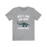 Just A Girl Who Loves Kentrosaurus Dinosaur Shirt, Kentrosaurus Shirt Animal Lover Adult Toddler Infant Kids Gift T-Shirt Image 1