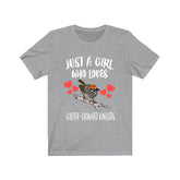 Just A Girl Who Loves Golden Crowned Kinglets Bird Birding Animal Lover Adult Toddler Infant Kids Gift T-Shirt Image 1