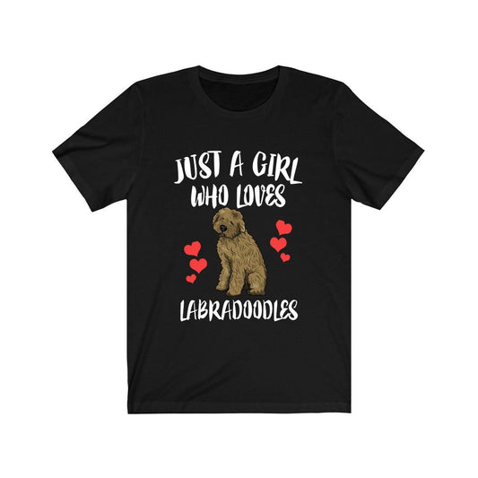 Just A Girl Who Loves Labradoodles Shirt - Labradoodle print design