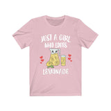 Just A Girl Who Loves Lemonade Drink Lover Adult Toddler Infant Kids Gift T-Shirt Image 2