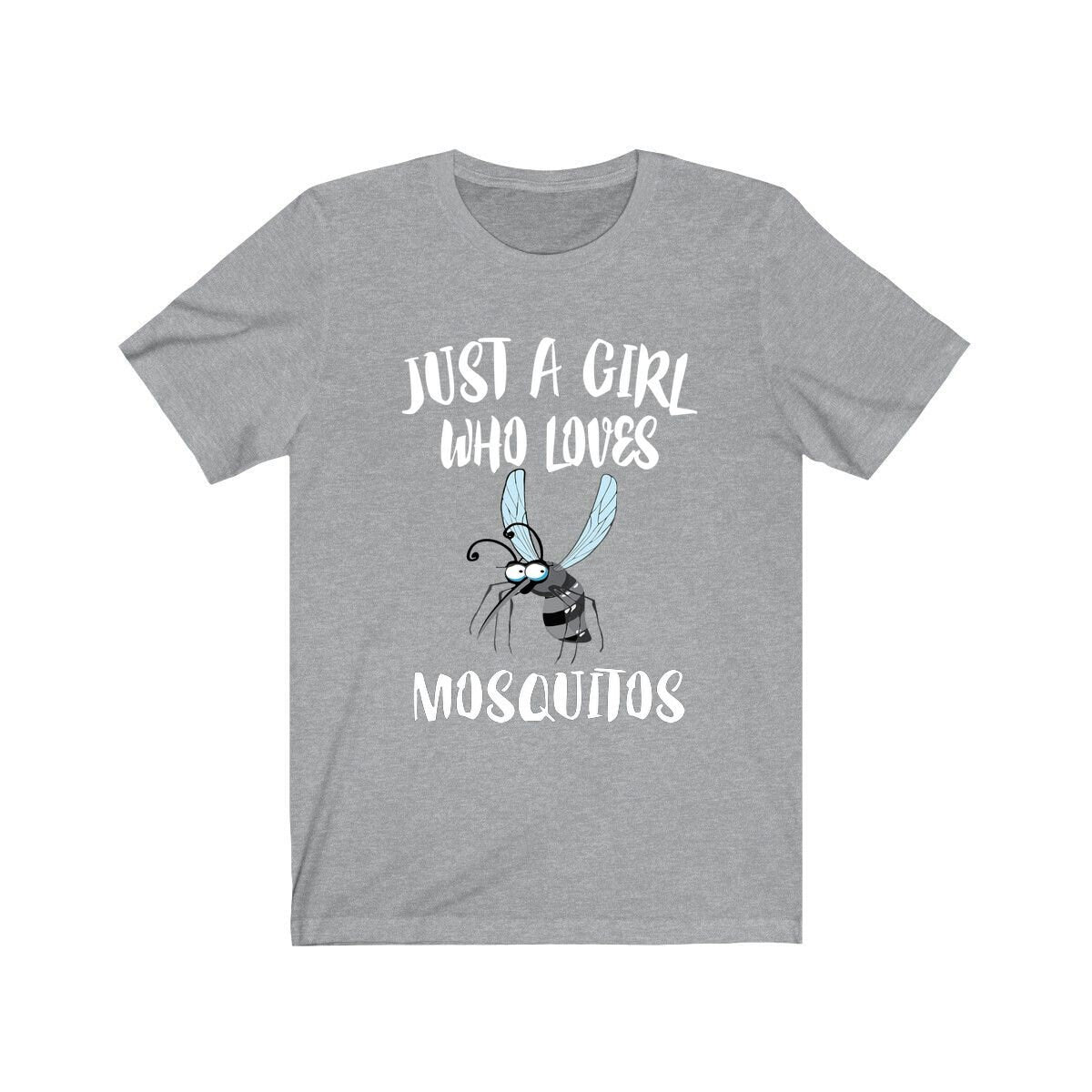 Just a girl who loves mosquitos quirky insect entomology tee