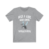 Just A Girl Who Loves Mosquitos Shirt, Mosquito Lover Gift, Insect Animal Lover Adult Toddler Infant Kids Gift T-Shirt Image 3