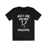 Just A Girl Who Loves Mosquitos Shirt, Mosquito Lover Gift, Insect Animal Lover Adult Toddler Infant Kids Gift T-Shirt Image 1