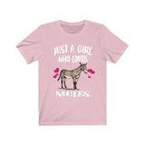 Just A Girl Who Loves Mules Shirt, Mule Lover Gift, Mule Shirt, Animal Lover Adult Toddler Infant Kids Gift T-Shirt Image 2