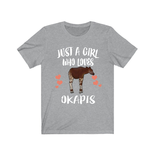 Just A Girl Who Loves Okapis Shirt - okapi print design