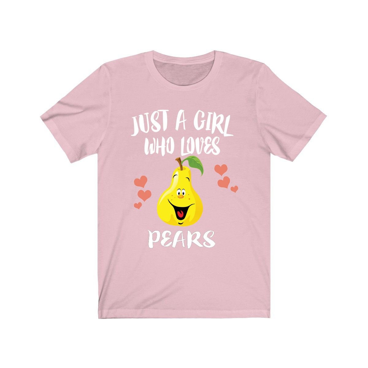 Just A Girl Who Loves Pears Fruit Shirt - pear print design
