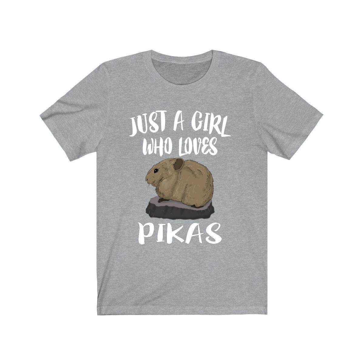 Just A Girl Who Loves Pikas Animal Shirt - pika print design