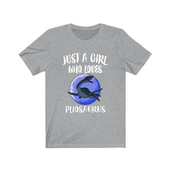 Just a girl who loves pliosaurus marine reptile predator tee