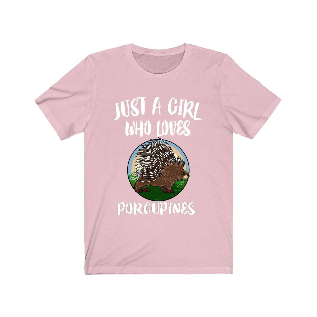 Just A Girl Who Loves Porcupines Animal Shirt - porcupine print design