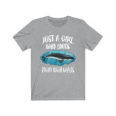 Just A Girl Who Loves Pigmy Right Whales Animal Lover Adult Toddler Infant Kids Gift T-Shirt Image 1