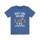 Just A Girl Who Loves Schnauzers Dog Shirt, Schnauzer Owner Gift, Schnauzer Shirt, Dog Shirt, Animal Adult Toddler Infant Kids Gift T-Shirt Image 4