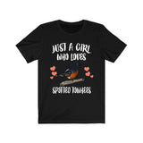 Just A Girl Who Loves Spotted Towhees Birds Birding Animal Lover Adult Toddler Infant Kids Gift T-Shirt Image 4