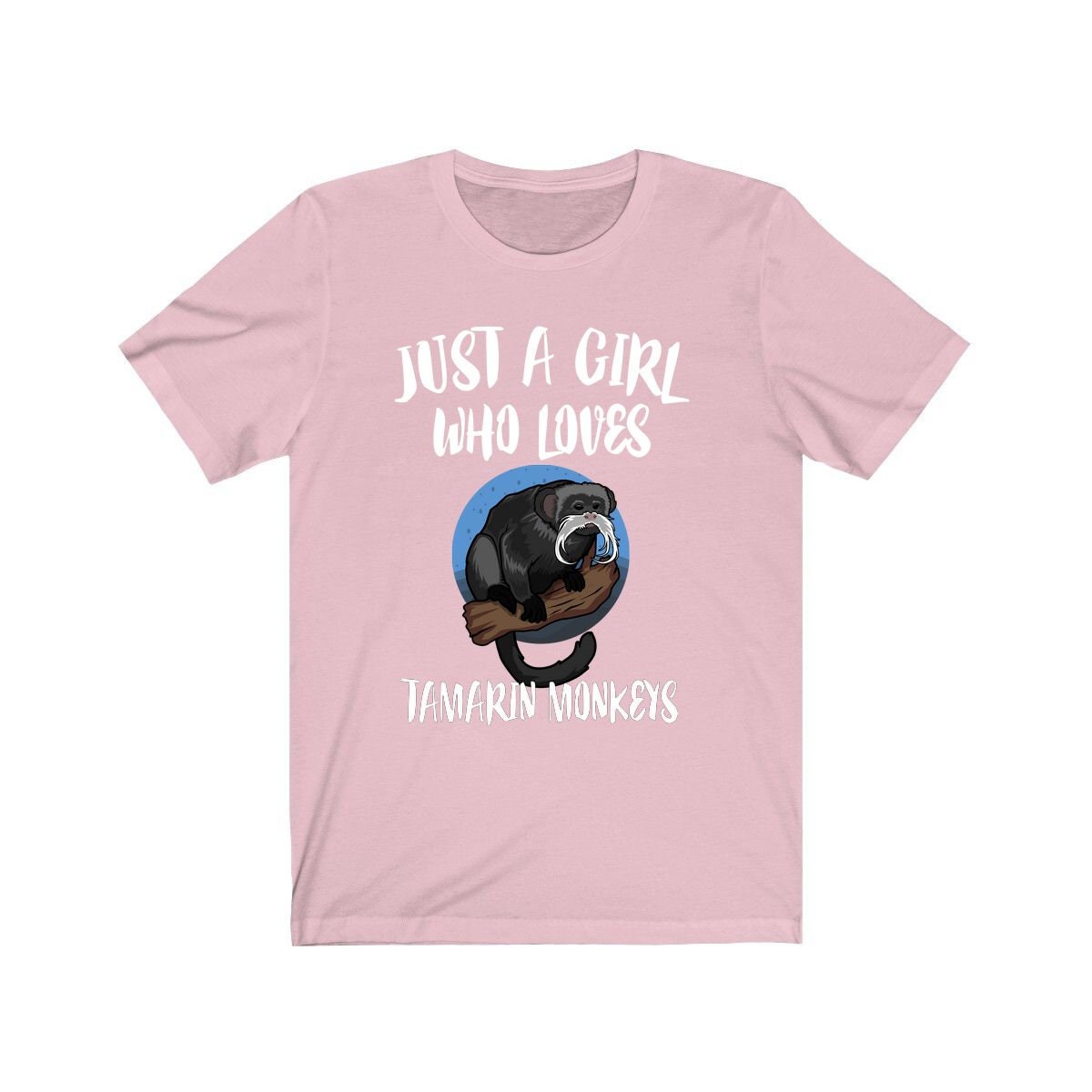 Just A Girl Who Loves Tamarin Monkeys Shirt - tamarin print design