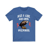 Just A Girl Who Loves Vultures Shirt, Birds Birding Shirt, Vulture Lover Shirt, Vulture Gift, Animal Adult Toddler Infant Kids Gift T-Shirt Image 4