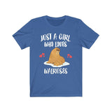 Just A Girl Who Loves Walruses Shirt, Walrus Lover Gift, Walrus Shirt, Animal Lover Adult Toddler Infant Kids Gift T-Shirt Image 4