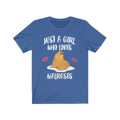 Just A Girl Who Loves Walruses Shirt - walrus print design