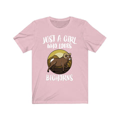 Bighorn Sheep T-Shirt for Girls - bighorn sheep print design