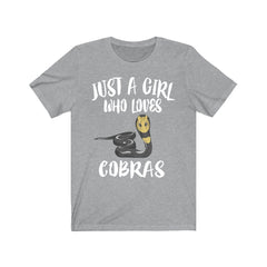 Cobra Snake Lover Girl T-Shirt - cobra snake print design