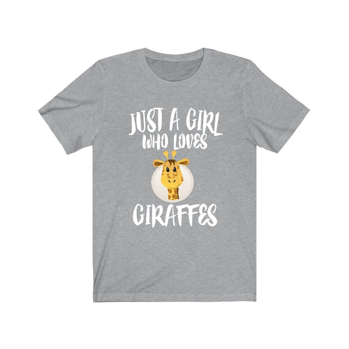 Just A Girl Who Loves Giraffes Shirt - giraffe print design