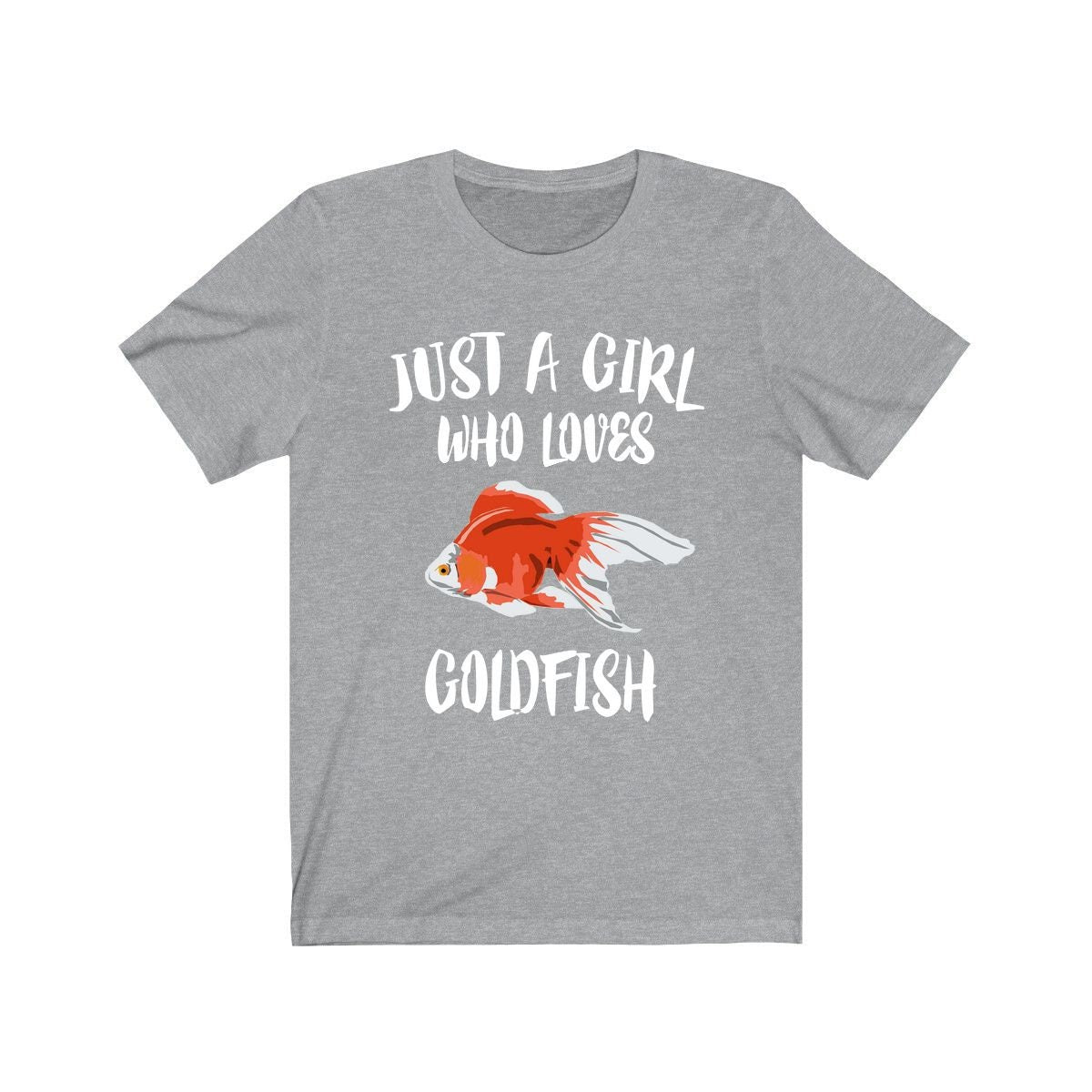 Just A Girl Who Loves Goldfish Shirt - goldfish print design