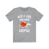 Just A Girl Who Loves Goldfish Shirt, Goldfish Shirt, Goldfish Lover Gift, Animal Lover Adult Toddler Infant Kids Gift T-Shirt Image 3