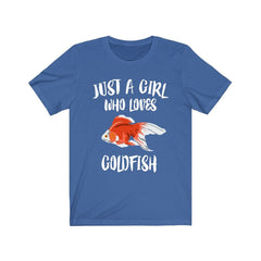 Just A Girl Who Loves Goldfish Shirt - goldfish print design