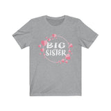 Big Sister Hearts Adult Toddler Kids Gift T-Shirt Image 2
