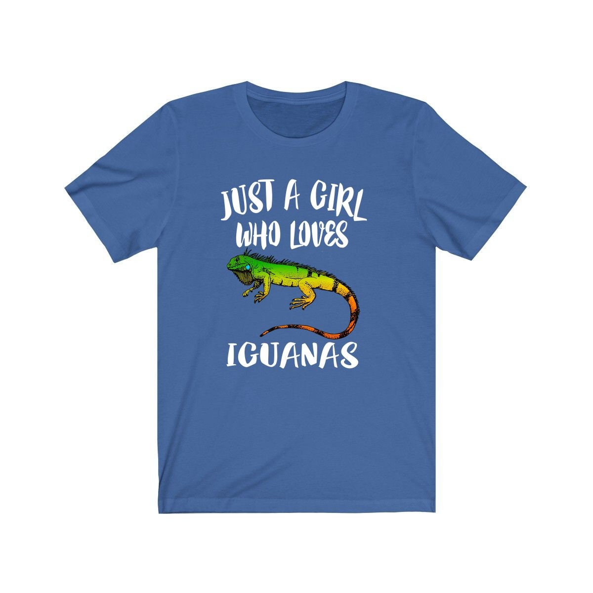 Just A Girl Who Loves Iguanas Shirt - iguana print design