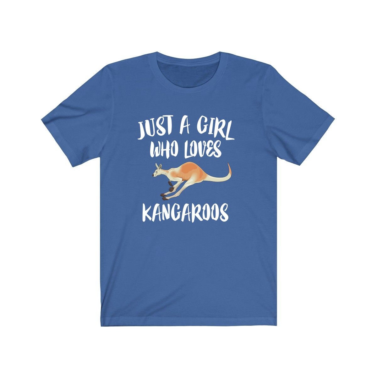 Just A Girl Who Loves Kangaroos Shirt, Kangaroo Lover Shirt, Kangaroo Lover Gift, Animal Lover Shirt, Adult Toddler Infant Kids Gift T-Shirt Image 1