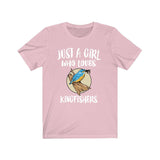 Just A Girl Who Loves Kingfishers Shirt, Kingfisher Lover Shirt, Bird Lover Gift, Birding Shirt, Adult Toddler Infant Kids Gift T-Shirt Image 2