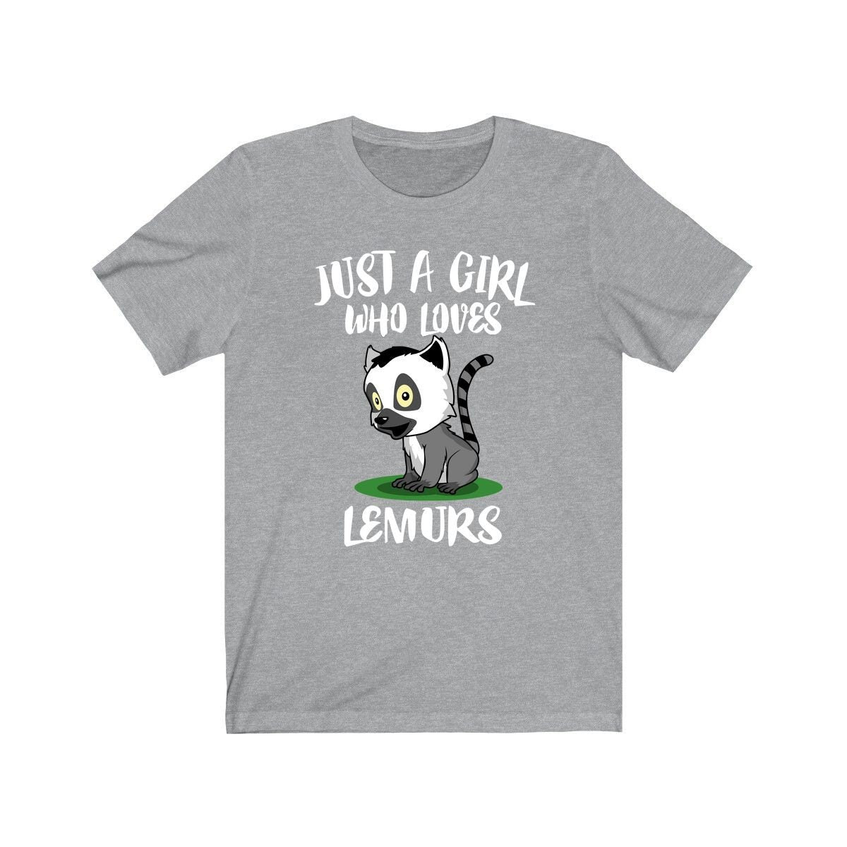 Just A Girl Who Loves Lemurs Shirt, Lemur Lover Shirt, Lemur Lover Gift, Animal Lover Shirt, Adult Toddler Infant Kids Gift T-Shirt Image 1
