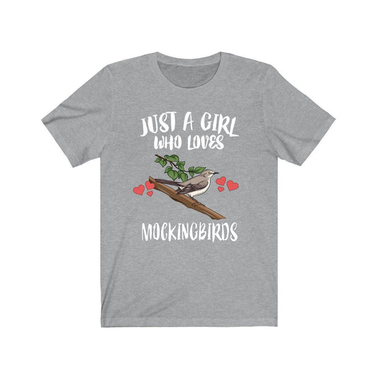 Just A Girl Who Loves Mockingbirds Shirt - mockingbird print design