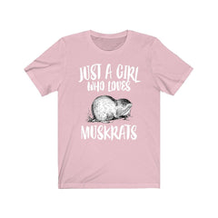Just A Girl Who Loves Muskrats Shirt - muskrat print design