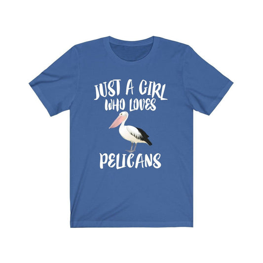 Just A Girl Who Loves Pelicans Shirt - pelican print design