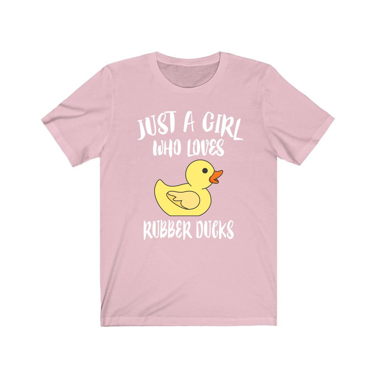 Just A Girl Who Loves Rubber Ducks Shirt - rubber duck print design