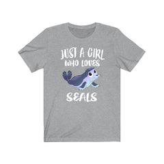 Just A Girl Who Loves Seals Shirt - seal print design