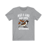 Just A Girl Who Loves Sparrows Birds Shirt, Sparrow Lover Shirt, Birding Gift, Animal Lover Shirt, Adult Toddler Infant Kids Gift T-Shirt Image 1