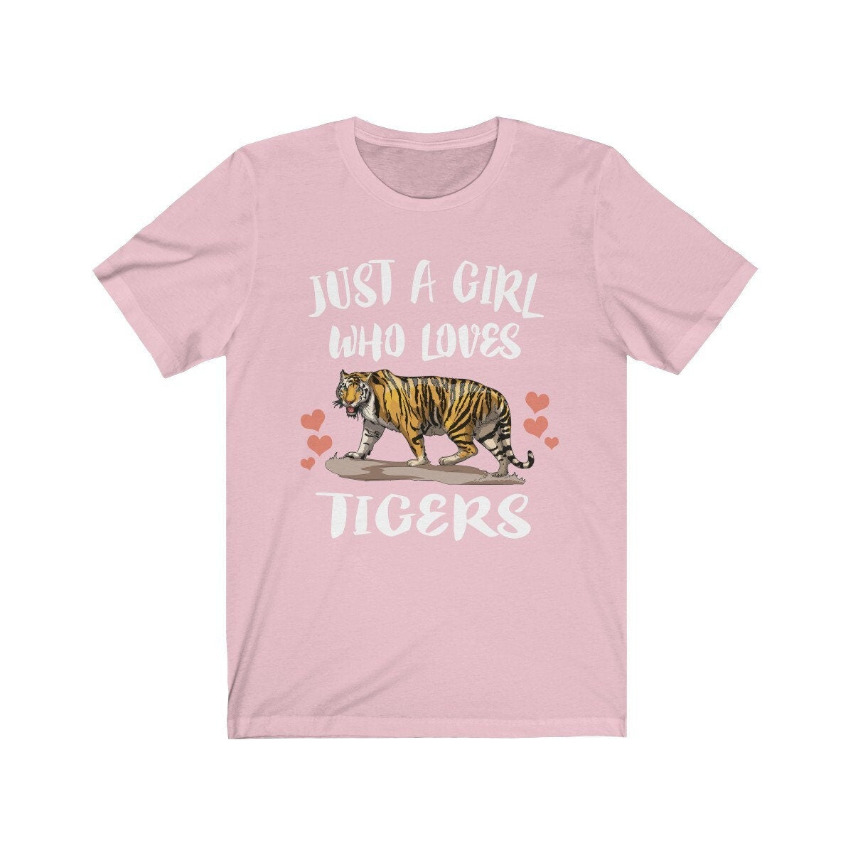Just A Girl Who Loves Tigers Shirt - tiger print design