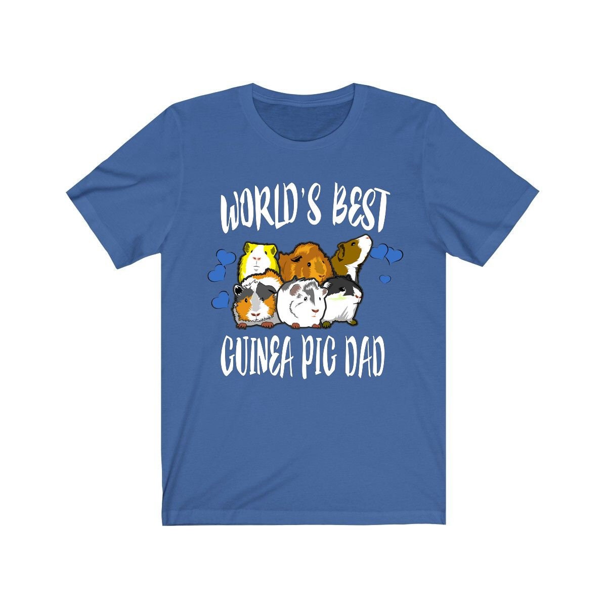 World's Best Guinea Pig Dad Shirt - guinea pig print design