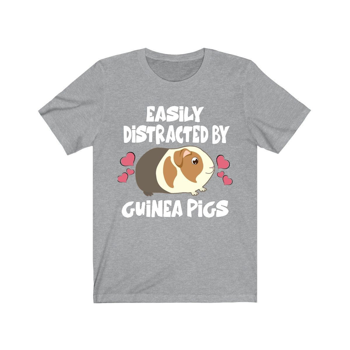 Easily Distracted By Guinea Pigs Shirt - guinea pig print design