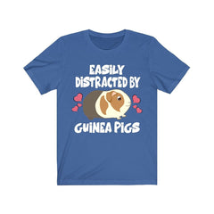 Easily Distracted By Guinea Pigs Shirt - guinea pig print design